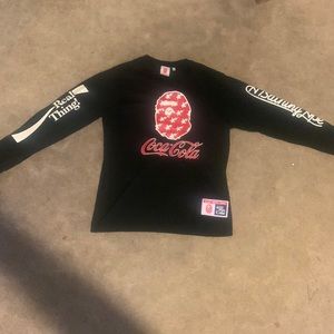 Bape X Coca Cola long sleeve shirt